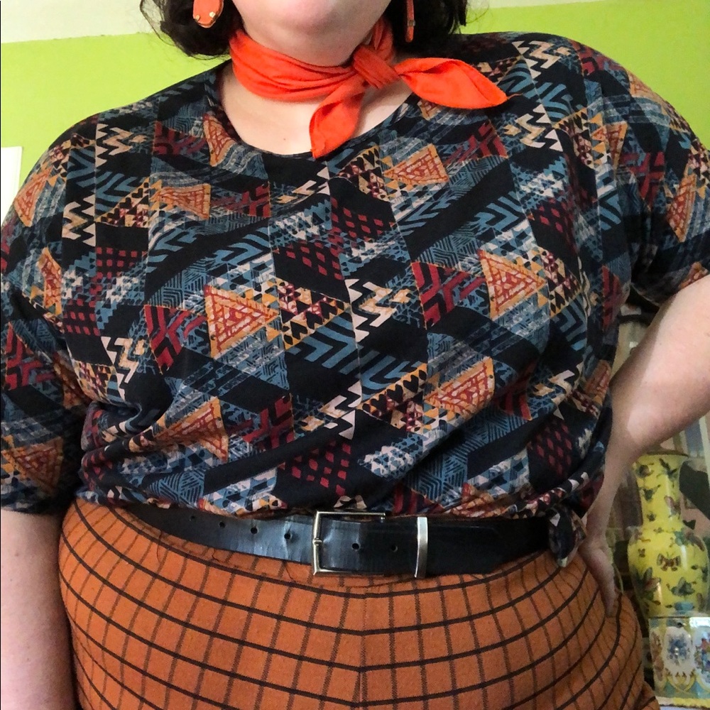 LuLaRoe Printed Top